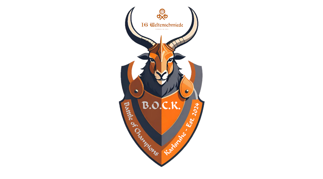 Logo mit Bock und IG Weltenschmiede Schriftzug